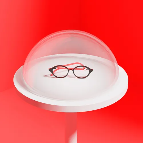 Red glasses